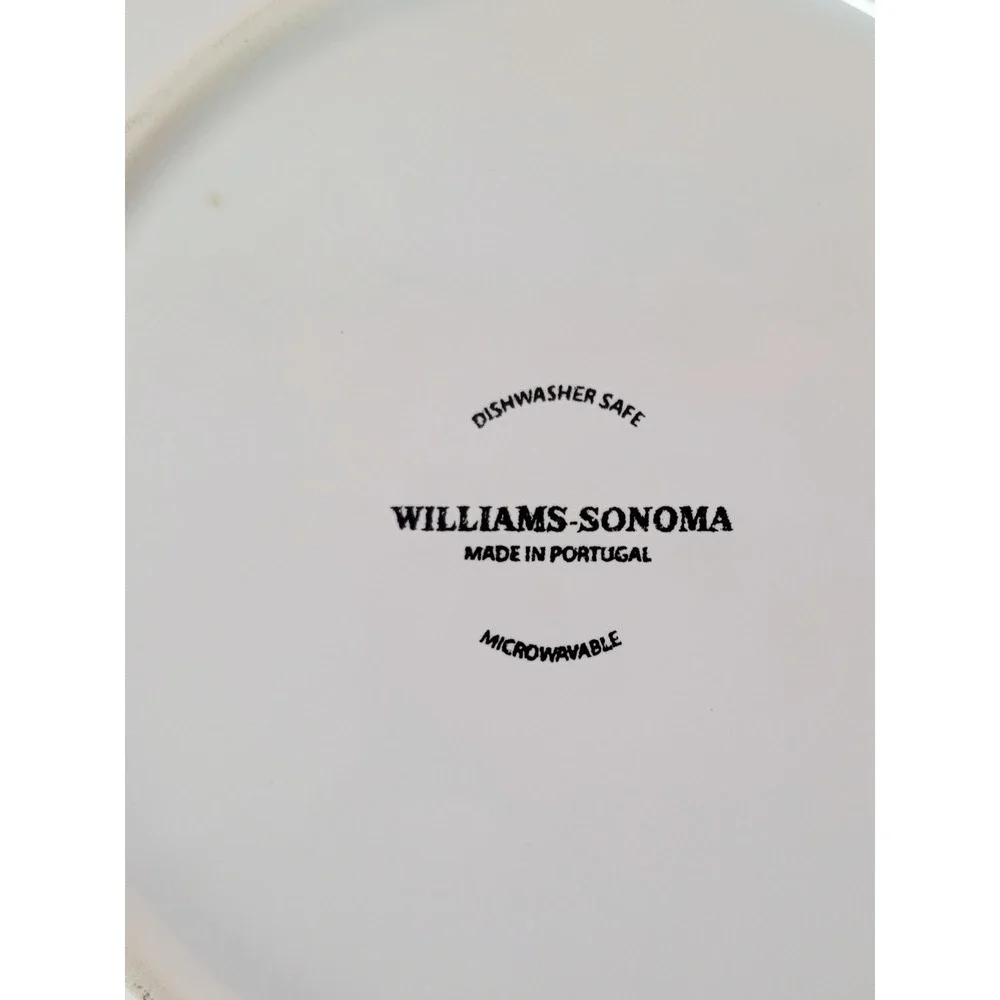 Williams-Sonoma French Market Plates Appetizers Cheese Earthenware Set of‎ 4 7